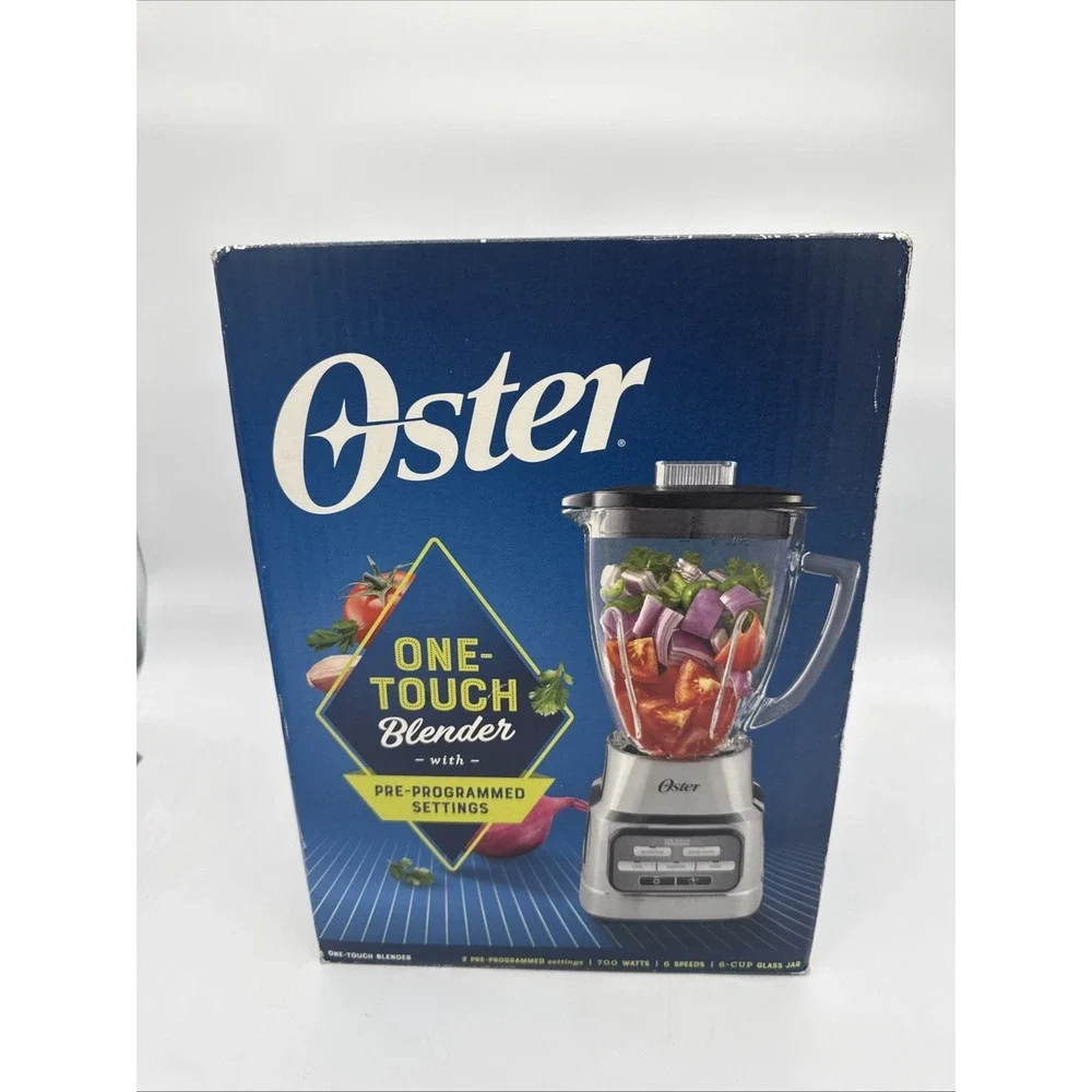 Oster ONE-TOUCH Blender w/ 2-AUTO PROGRAMS 8-CUP 6-SPEEDS (New Unopened)